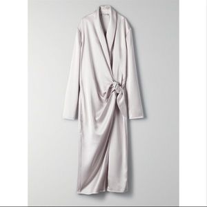 Babaton Bello Dress size 6 in silver NWT